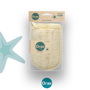 ORAX Natural Loofah  Economy MASSGE Glove